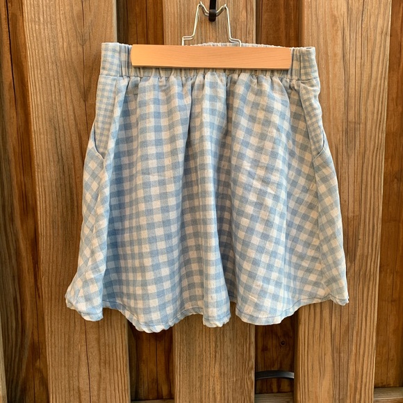 Fifty Street Gingham Circle Mini Skirt - Picture 3 of 6